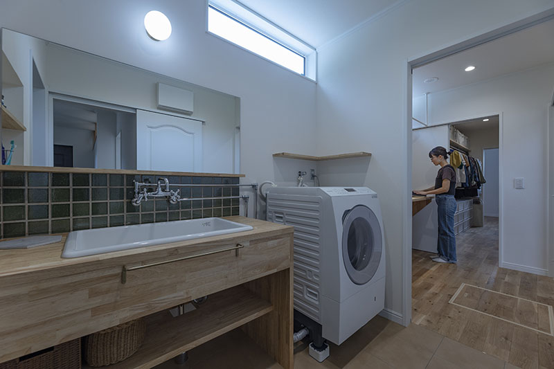 家事も暮らしも1階で完結する動線