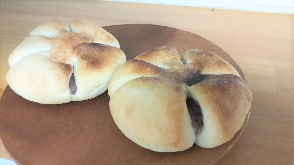 さくら餡入り🌸おうちパン