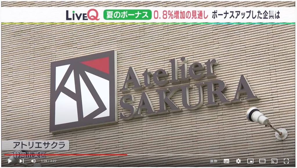 LIVEしずおか｜SBSテレビNEWSに取り上げられました