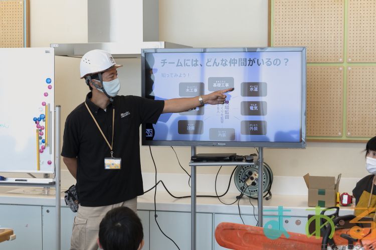 お家が出来るまでのお仕事講座｜こどもクリエイティブタウンま・あ・る